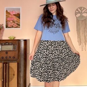 Upcycled AC/DC Dress